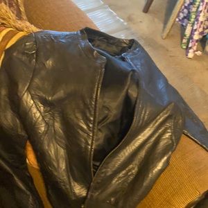 Joes real leather jacket size medium